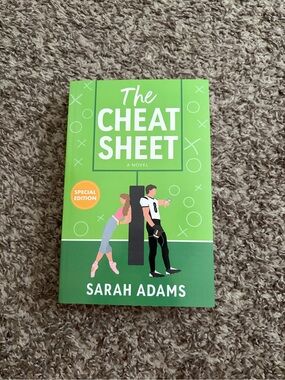 The Cheat Sheet by Sarah Adams - Bright Green Special Edition